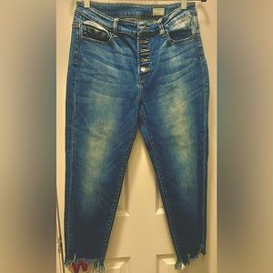 Bridge by Gly Mid Rise Ankle Skinny Jeans